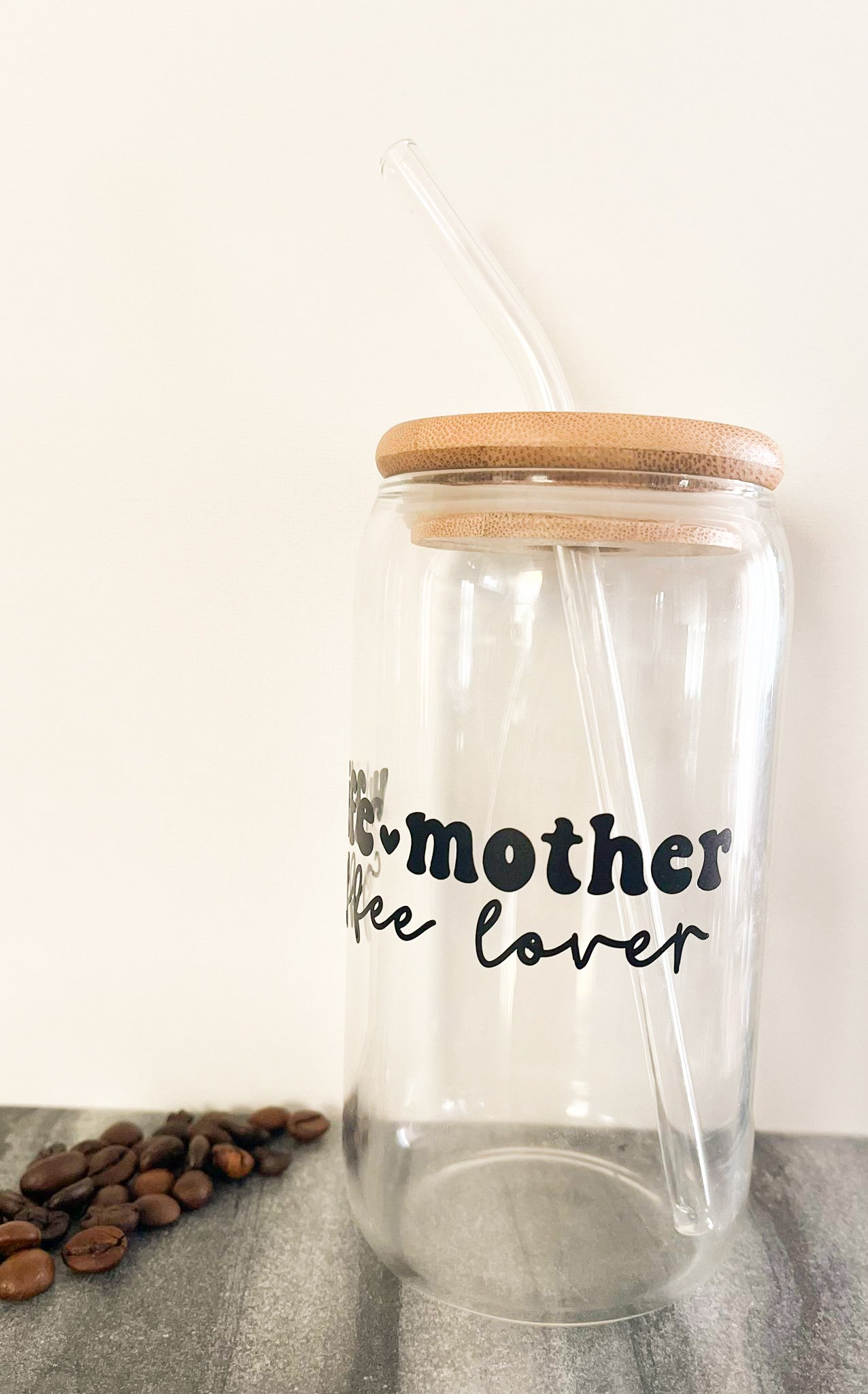 Wife- Mother- Coffe Lover Glas Becher