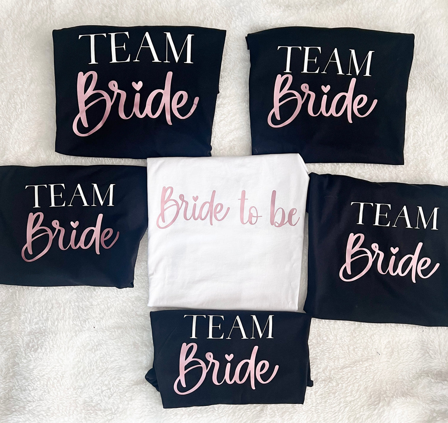 JGA BUNDLE (Bride to be) (6 T-Shirts)