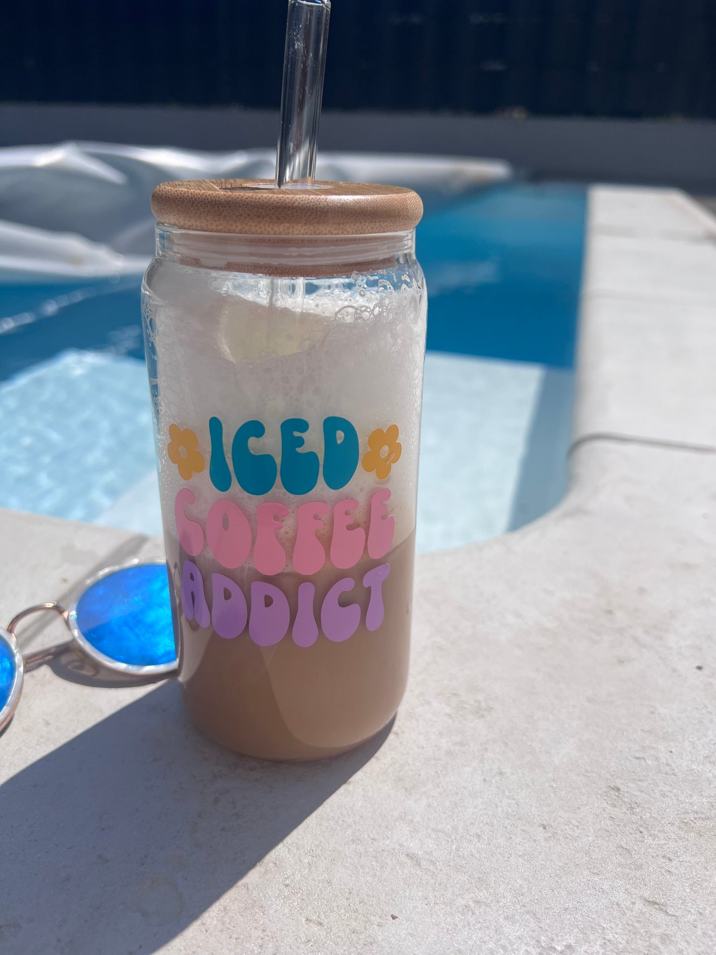 Glasbecher "ICED COFFEE"