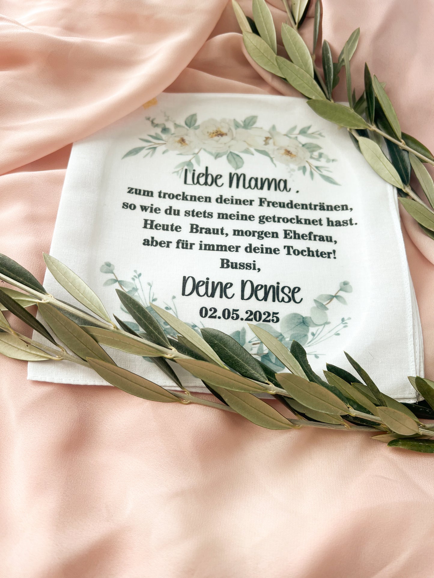 Personalisiertes Taschentuch (Groß)
