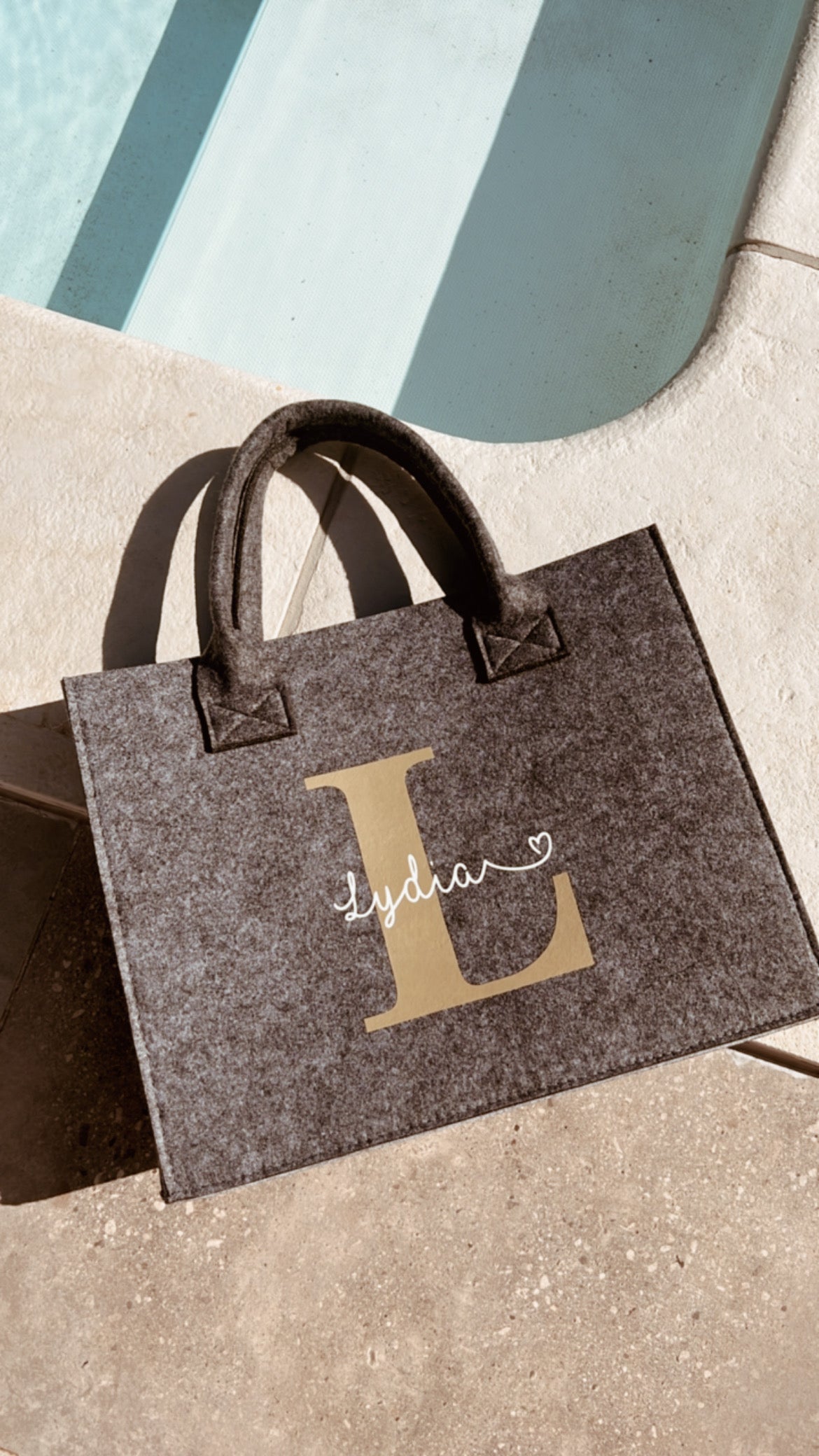 Filztasche / individuell personalisiert
