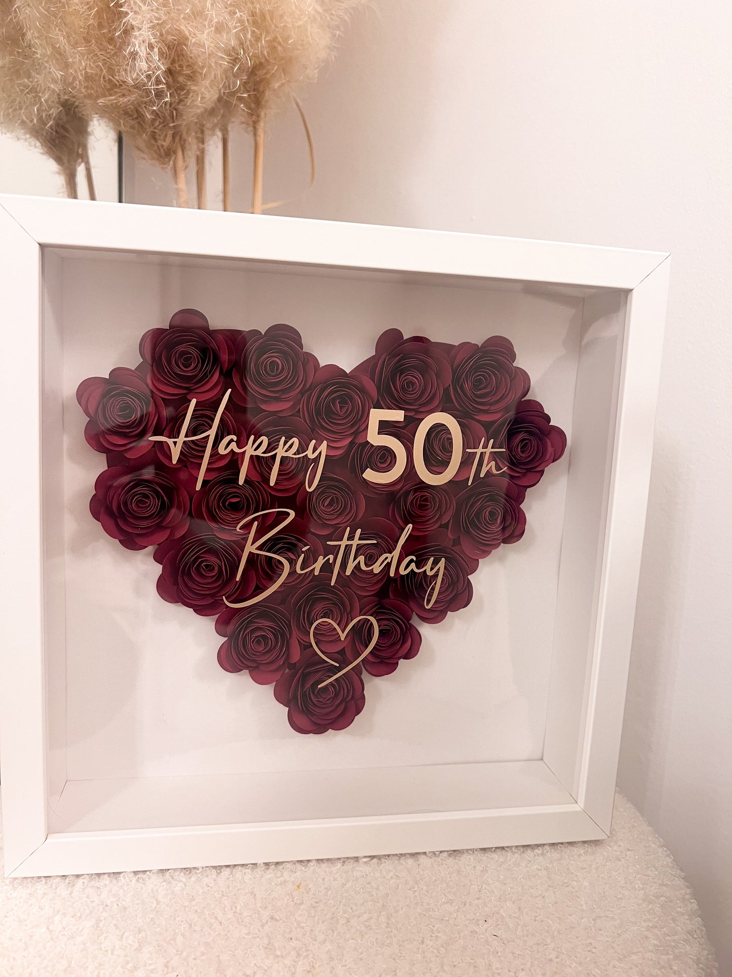 Blumenbilderrahmen Geburtstag