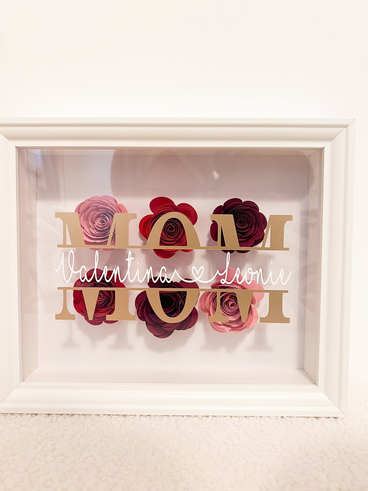 Blumenbilderahmen Personalisiert